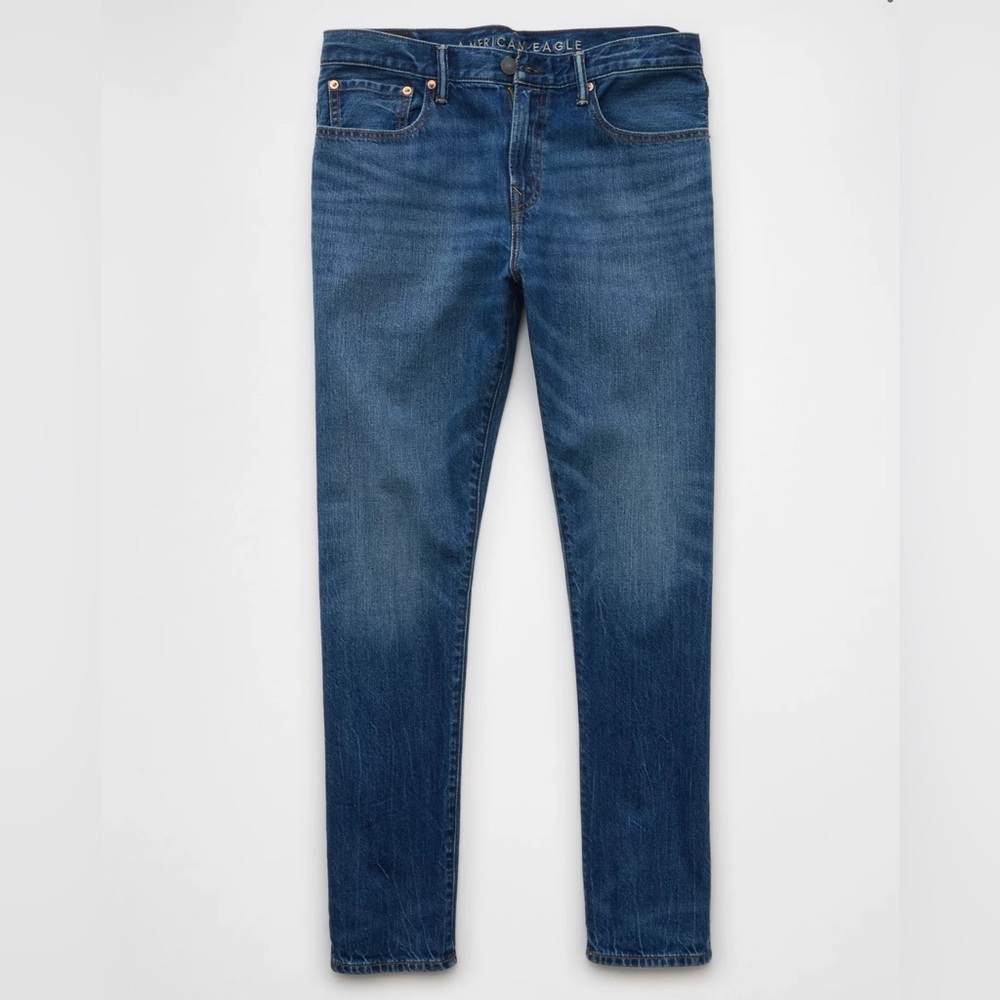 American Eagle Men’s Lightweight Athletic Skinny Fit AirFlex+ Stretchy Jeans